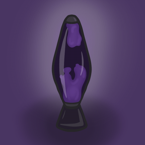 Lava lamp illustration