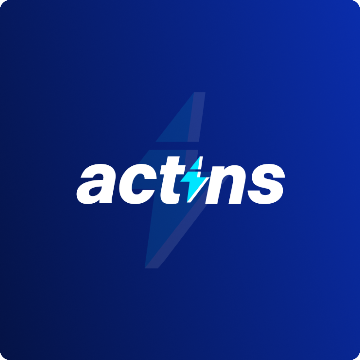 ACTINS AI product screen