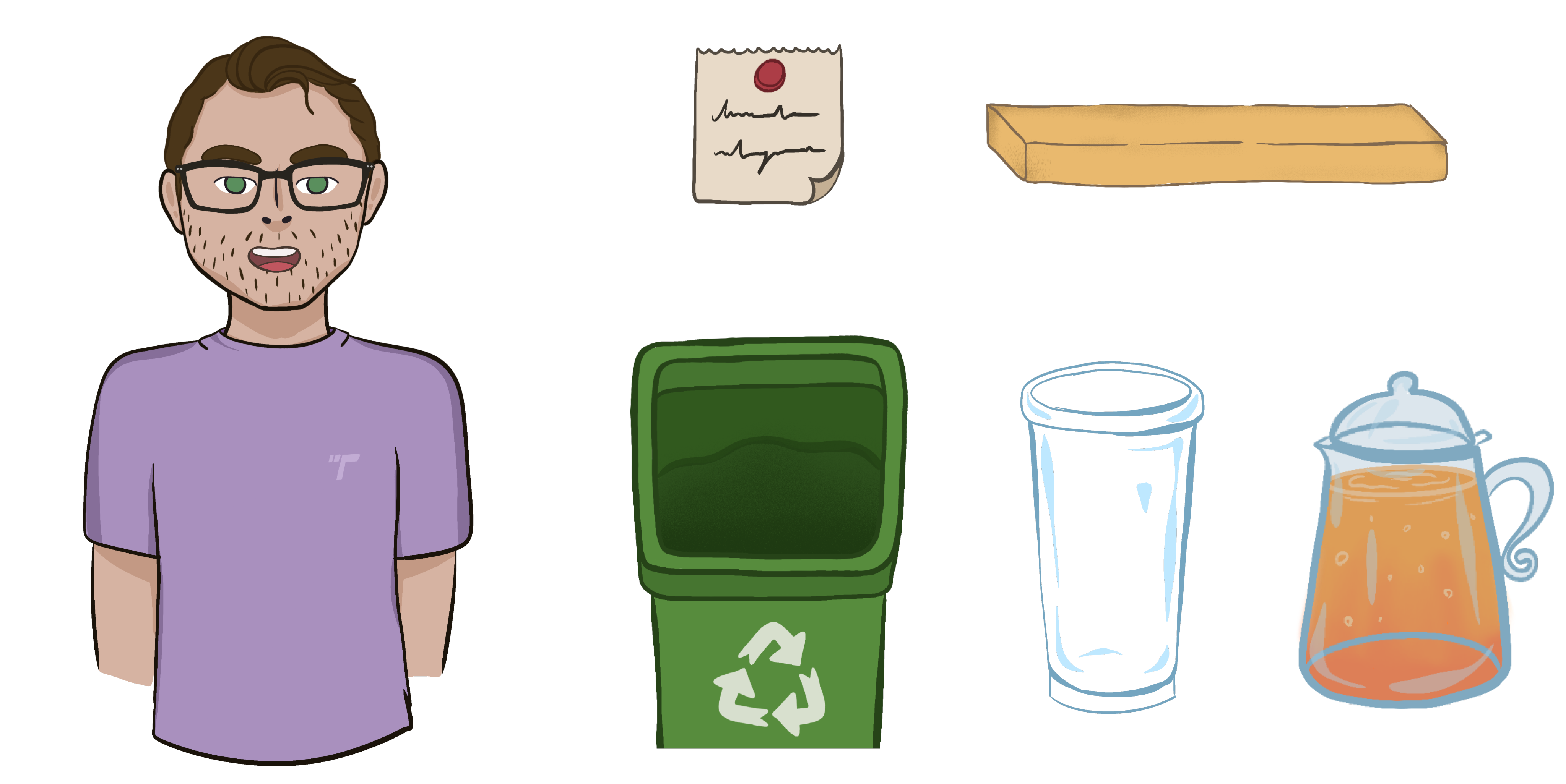 My Boba Story 2D art assets