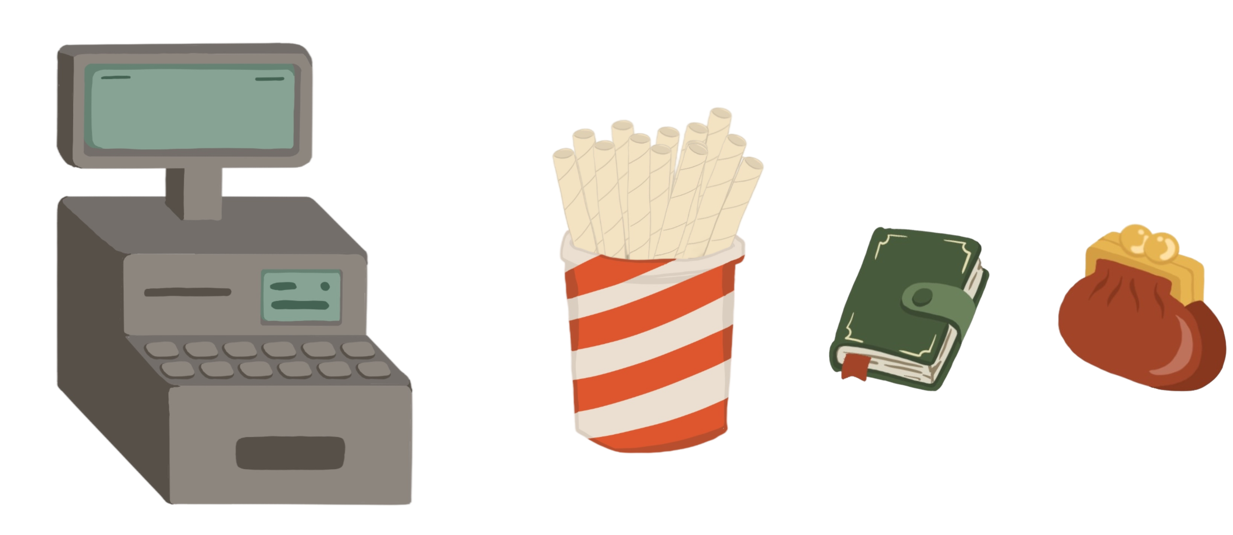 My Boba Story 2D art assets