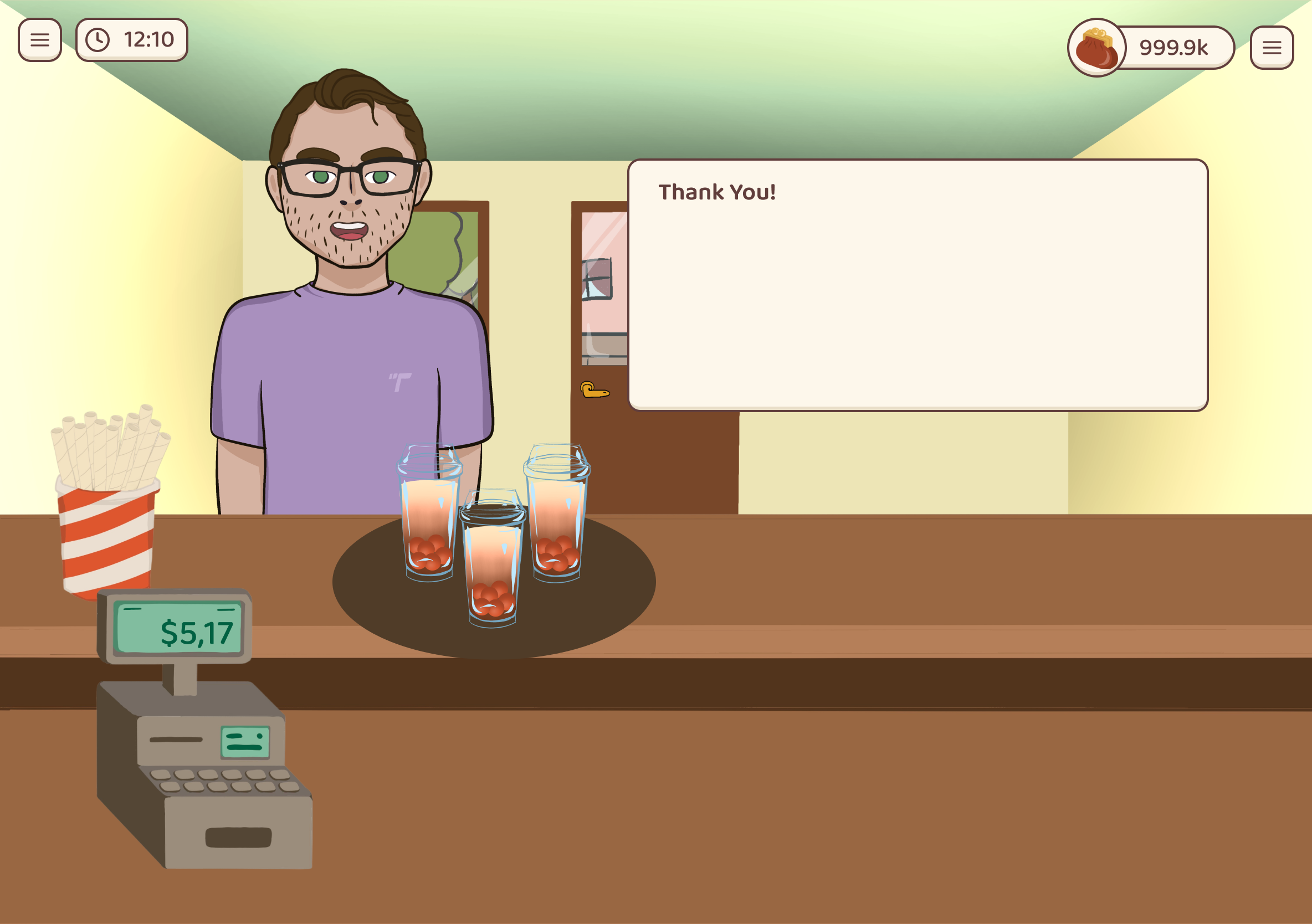 My Boba Story game screen